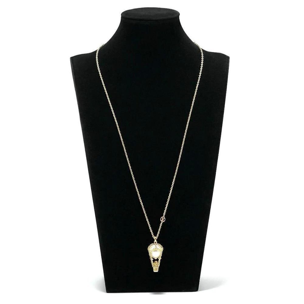 LOUIS VUITTON Gold Necklace - Picture 7 of 9